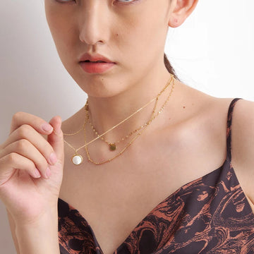 Arc - 18K Gold Plated Stacklable Necklace