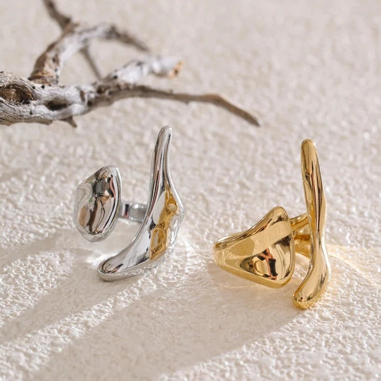 Cloud - Gold Plated Ring