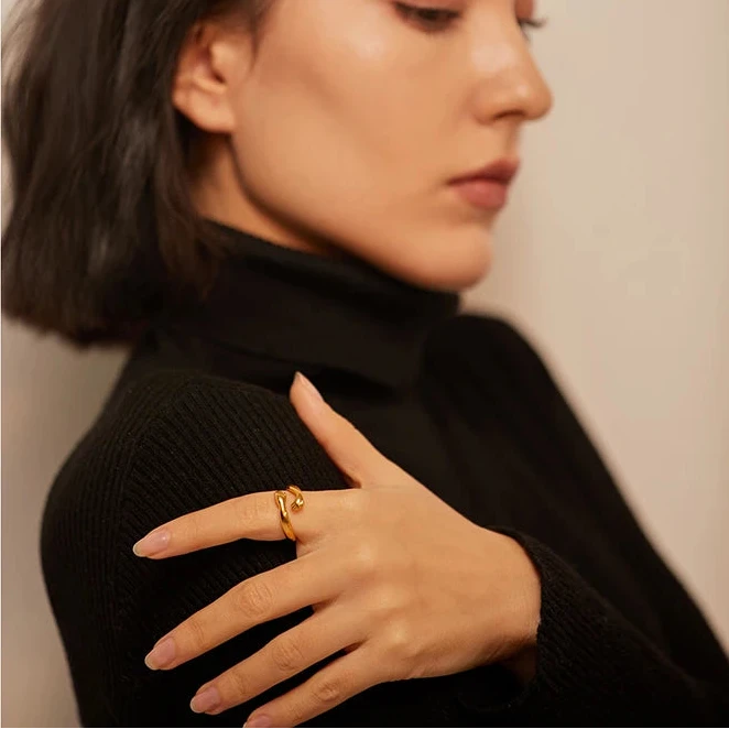 Embrace - Gold Plated Ring