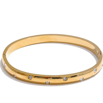 Infinita - 18K Gold Plated - 925 Silver Plated Bangle