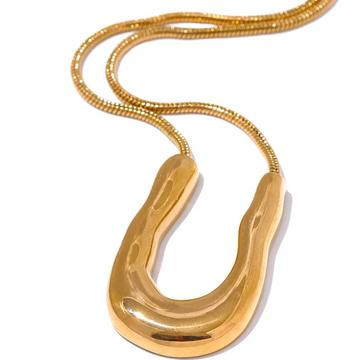 The Leafline - 18K Gold Plated/ 925 Silver Plated Necklace