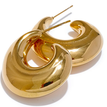 Luna - 18K Gold Plated/ 925 Silver Plated Earrings
