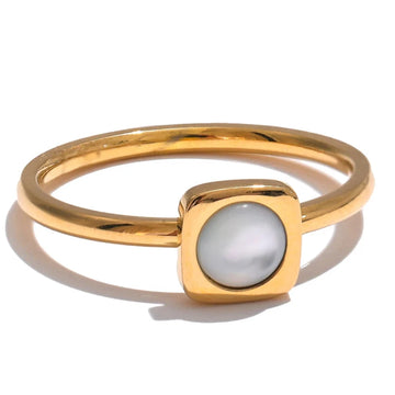 Pure Form - 18K Gold Plated Ring