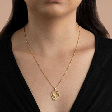 Mermaid -  Gold Plated Pendant Necklace