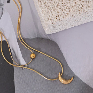 Saga - 18K Gold Plated Layered Necklace