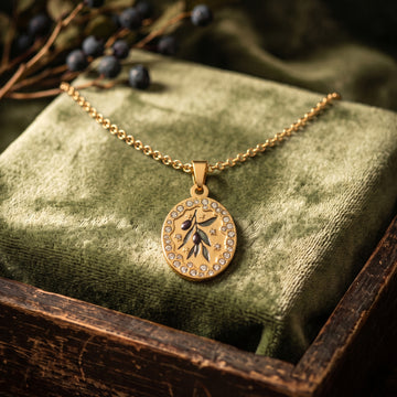 The Anne Elliot Olive Coin Pendant