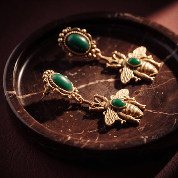 The Eden Bee Drop Earrings