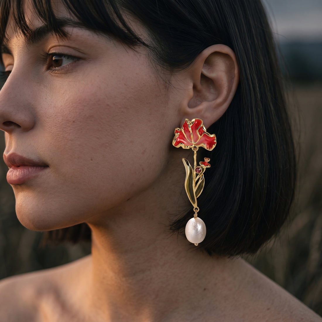 The Pearl Vine Drop Earrings