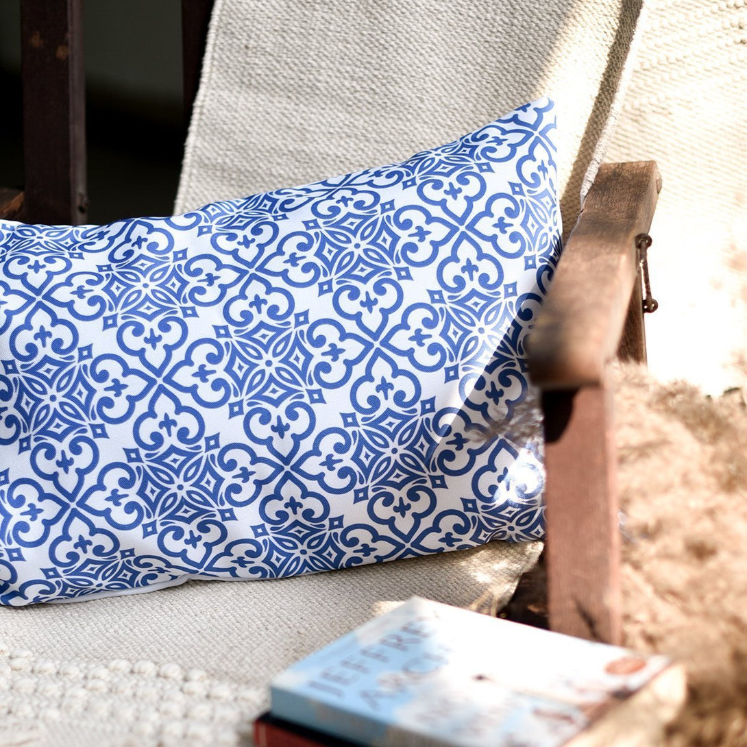 Buy-Azure - Lumbar Cushion Cover-Cyahi-Online