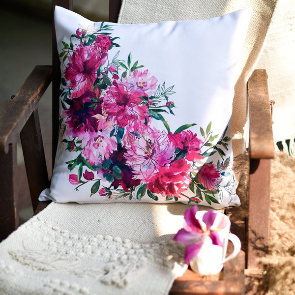 Buy-Bouquet of Roses - Cushion Cover-Cyahi-Online