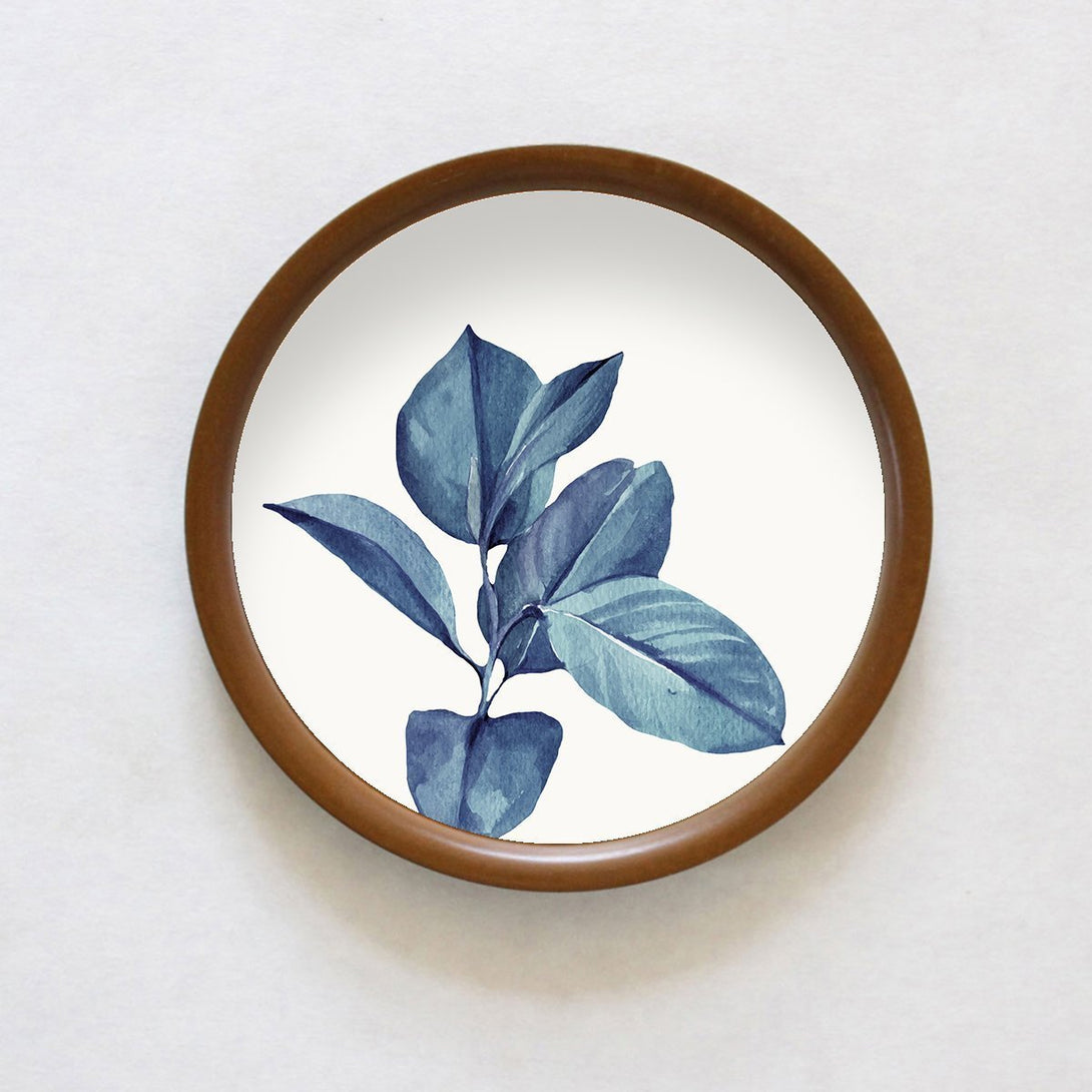 Teal Ficus - Wall Hanging