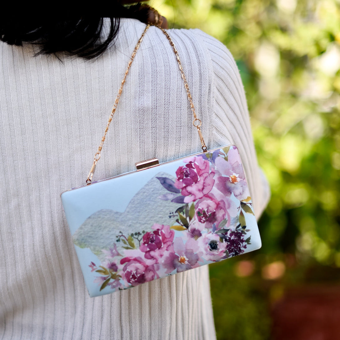 Buy-Turquoise Fields-Clutch-Cyahi-Online